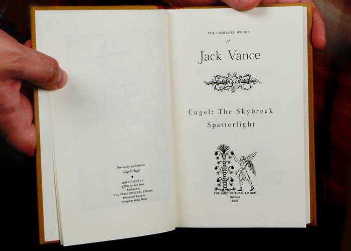 jack vance VIE books Vance Integral Edition